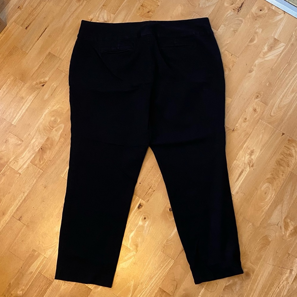 Alfani zipper closure black pants